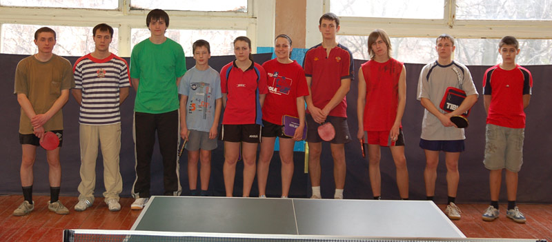 Participants of the tournament, group under 30 yers