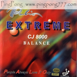 PALIO CJ8000 Extreme Balance – Table Tennis Rubber