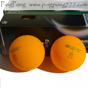 Balls DONIC-SCHILDKROT Elite 1* (6 pcs) orange