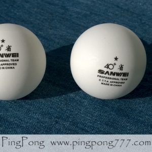 SANWEI 1 star 40+ ABS plastic balls New (100pcs.)