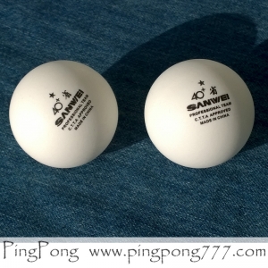 SANWEI 1 star 40+ ABS plastic balls New (100pcs.)