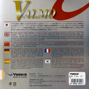 YASAKA Valmo - Table Tennis Rubber
