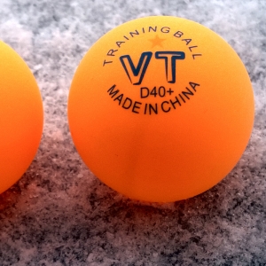 VT D40+ 1 star Plastic Training Balls orange (36pcs.)