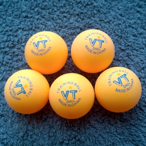 VT D40+ 1 star Plastic Training Balls orange (3 pcs.)