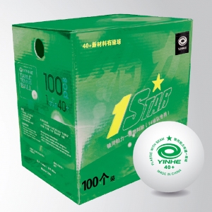 Yinhe 1 star 40+ green - plastic balls (1pcs.)