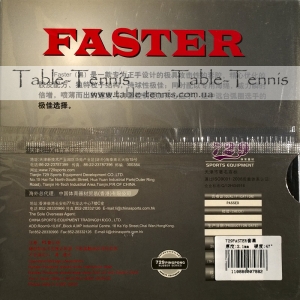 729 Faster F - Table Tennis Rubber