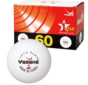YASAKA 1 star 40+ пластиковые мячи (1шт.)