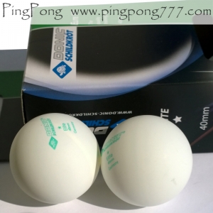 Balls DONIC-SCHILDKROT Elite 1* (6 pcs) white