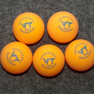 VT D40+ 1 star Plastic Training Balls orange (1 pcs.)