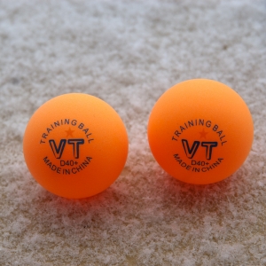 VT D40+ 1 star Plastic Training Balls orange (36pcs.)