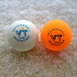 VT D40+ 1 star Plastic Training Balls orange (1 pcs.)