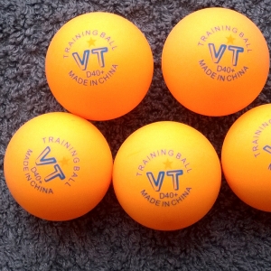 VT D40+ 1 star Plastic Training Balls orange (3 pcs.)