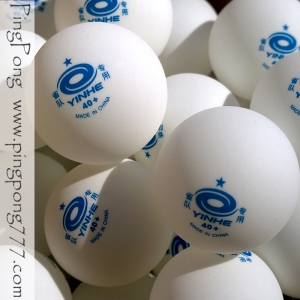 Yinhe 1 star 40+ синие - пластиковые мячи (упаковка 100шт.)