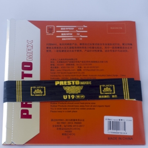 729 Presto Max Speed Table Tennis Rubber