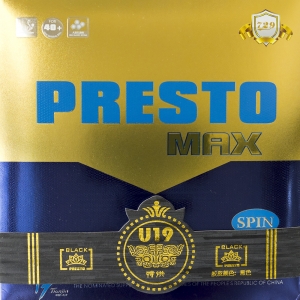 729 Presto Max Spin  Table Tennis Rubber