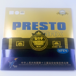 729 Presto Max Spin  Table Tennis Rubber