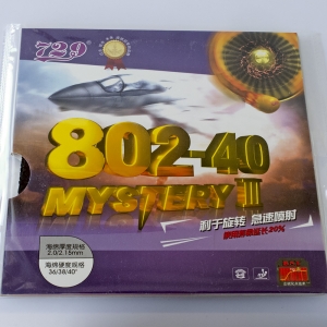 729 802-40 Mystery III (short pips out rubber)