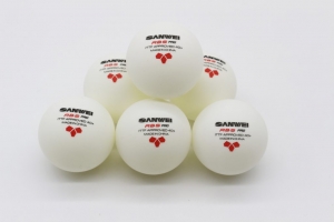 Sanwei ABS Pro 3 Star 40+ Plastic Balls (6pcs.)