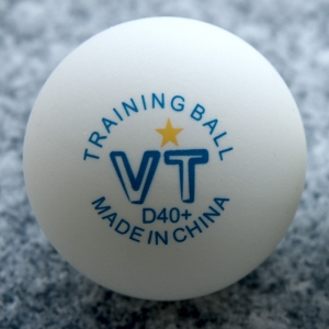 VT D40+ 1 Star пластикові м'ячи білі (100шт.)