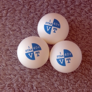 VT 1 Star Superb Plastic Training Balls white (3 pcs.)