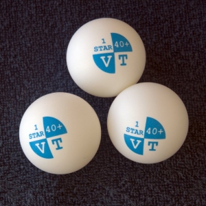 VT 1 Star Superb Plastic Training Balls white (100 pcs.)