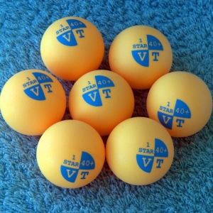 VT 1 Star Superb Plastic Training Balls orange (100 pcs.)