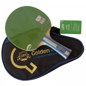 729 Friendship Golden Max 3 Stars Green – Table Tennis Bat