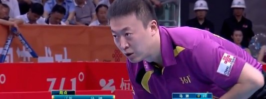 Китайская Суперлига 2013: Жан Жике проигрывает два очка в первом раунде (видео)