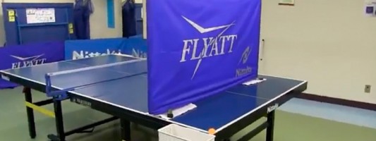 Тренировка точности подач в настольном теннисе (HD видео)
